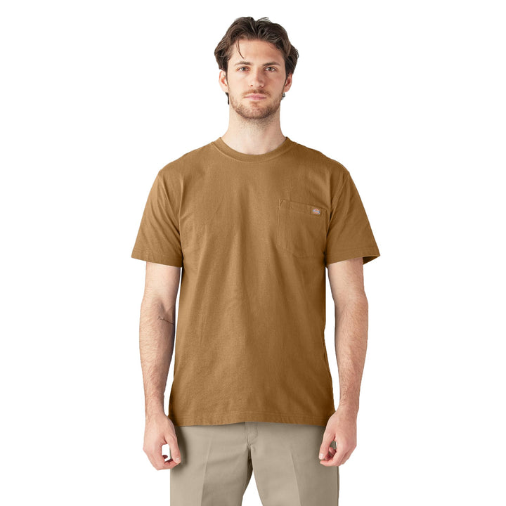 Dickies T-Shirt für Herren, kurzärmelig, schwer, Rundhalsausschnitt S Braun Duck, S Braun Duck
