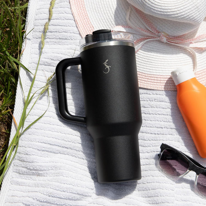Isolier-Becher Big Cup 1,2 l schwarz, Schwarz