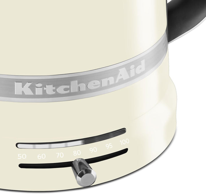 KitchenAid Wasserkocher mit Temperatureinstellung von 50 bis 100°C | Teekocher mit Kalkfilter 1,5L |