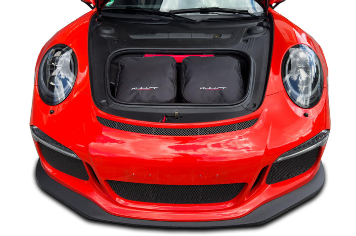 KJUST Kofferraumtaschen 3 stk kompatibel mit PORSCHE 911 992 2012-2015