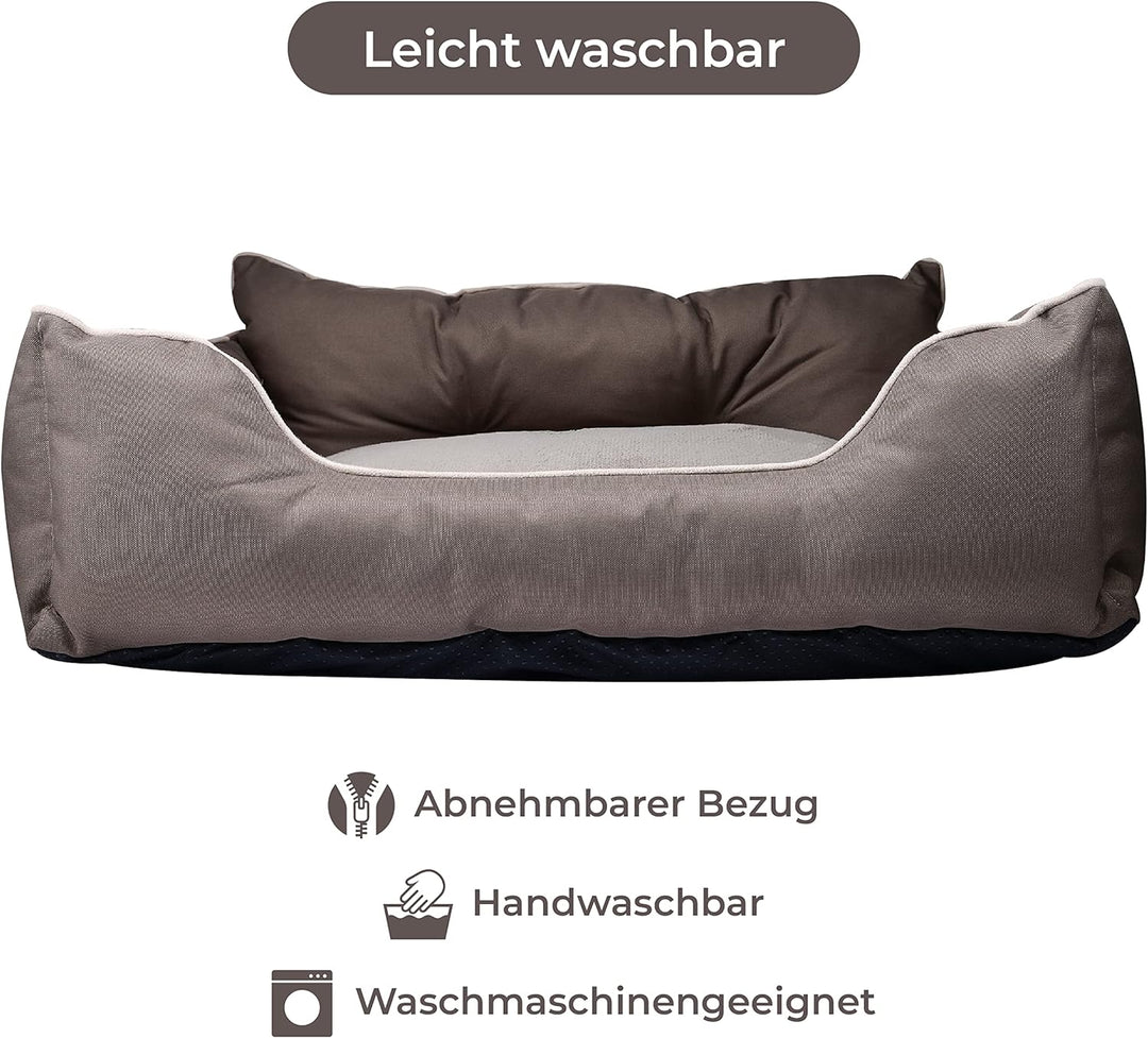 UNITED COLORS OF BENETTON. Pets - Hundebett, Ergonomisches Bett für Kleine Hunde, Aus Polyester, Was
