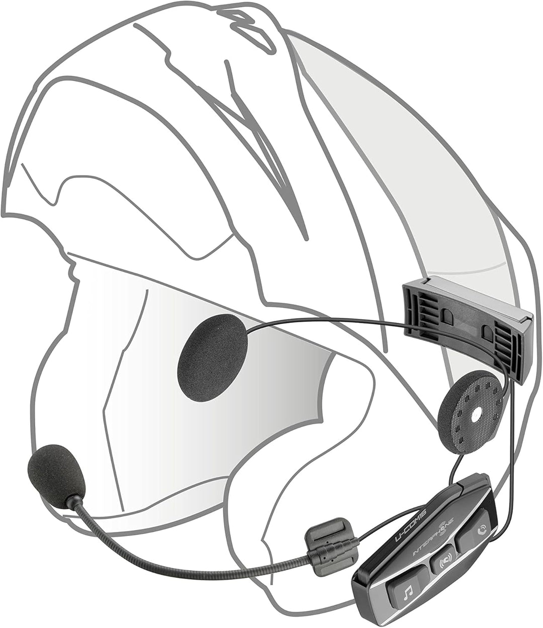 Interphone INTERPHOUCOM16TP | Double | Intercom Mesh 2.0 and Bluetooth 5.0 Technology, Group Use 24