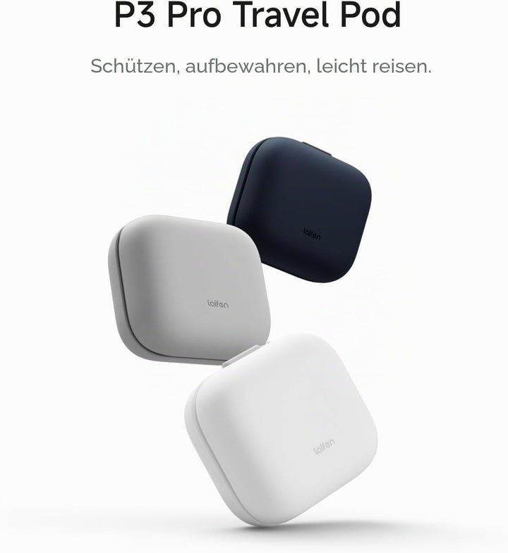Laifen P3 Pro Elektrorasierer Reise-Etui, Stossfestes Hardcase mit Soft-Touch-Oberfläche, Schlankes