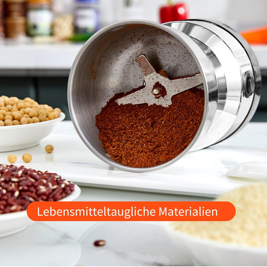 GOTOTOP Getreidemühle Multifunktionale 14500 U/min KaffeemüHle Elektrisch mit Edelstahlklingen für T