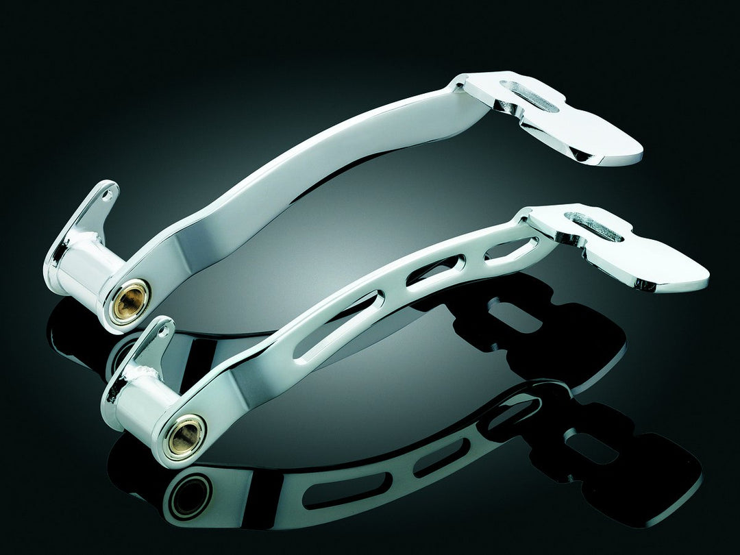 Kuryakyn 1027 Motorrad Fusssteuerungskomponent: Extended Girder Bremspedal für 1987-2017 Harley-Davi