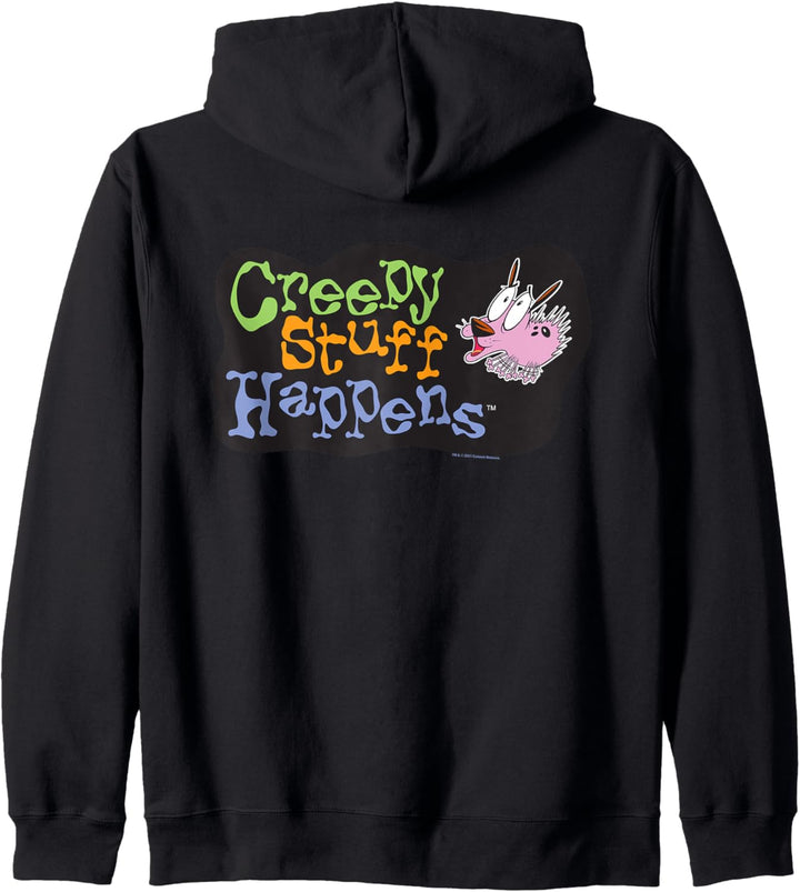 Courage the Cowardly Dog Creepy Stuff Happens Kapuzenjacke
