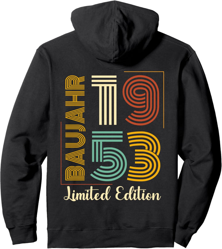 1953 Jahrgang Baujahr 1953 Pullover Hoodie