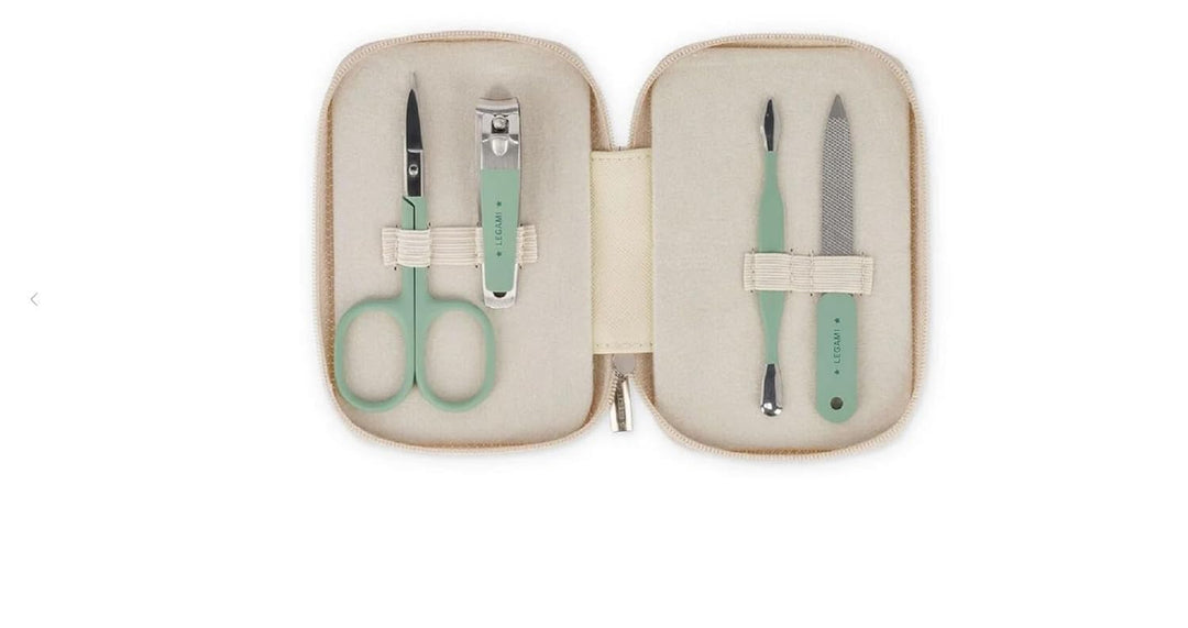 Legami - Maniküre-Set für Reisen, Taschenformat, tragbar, Nagelknipser, Nagelknipser, Nagelfeile, Na
