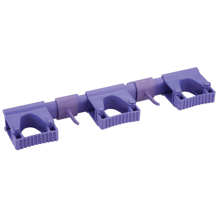 Vikan 10118 Hygienisches Hi-Flex-Wandhalterungssystem, Lila, 5 Stück