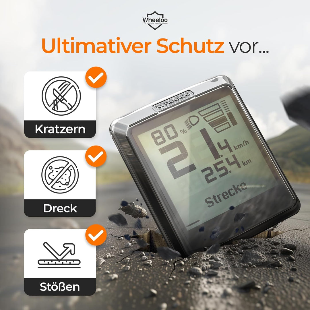 2er Set Transparente Schutzhüllen für Bosch LED Remote & Intuvia 100 I Ebike Display Schutzhülle I E