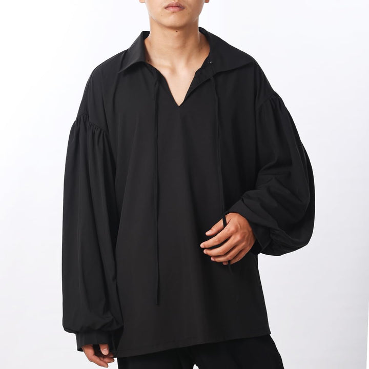 COSDREAMER Herren Piratenhemd Kolonial Shirt Renaissance Dichter Hemd Bluse