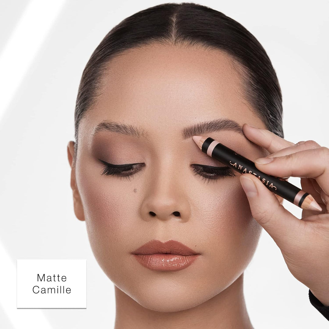 Anastasia Beverly Hills - Highlighting Duo Pencil - Shell/Lace Matte Shell/Lace Shimmer, Matte Shell