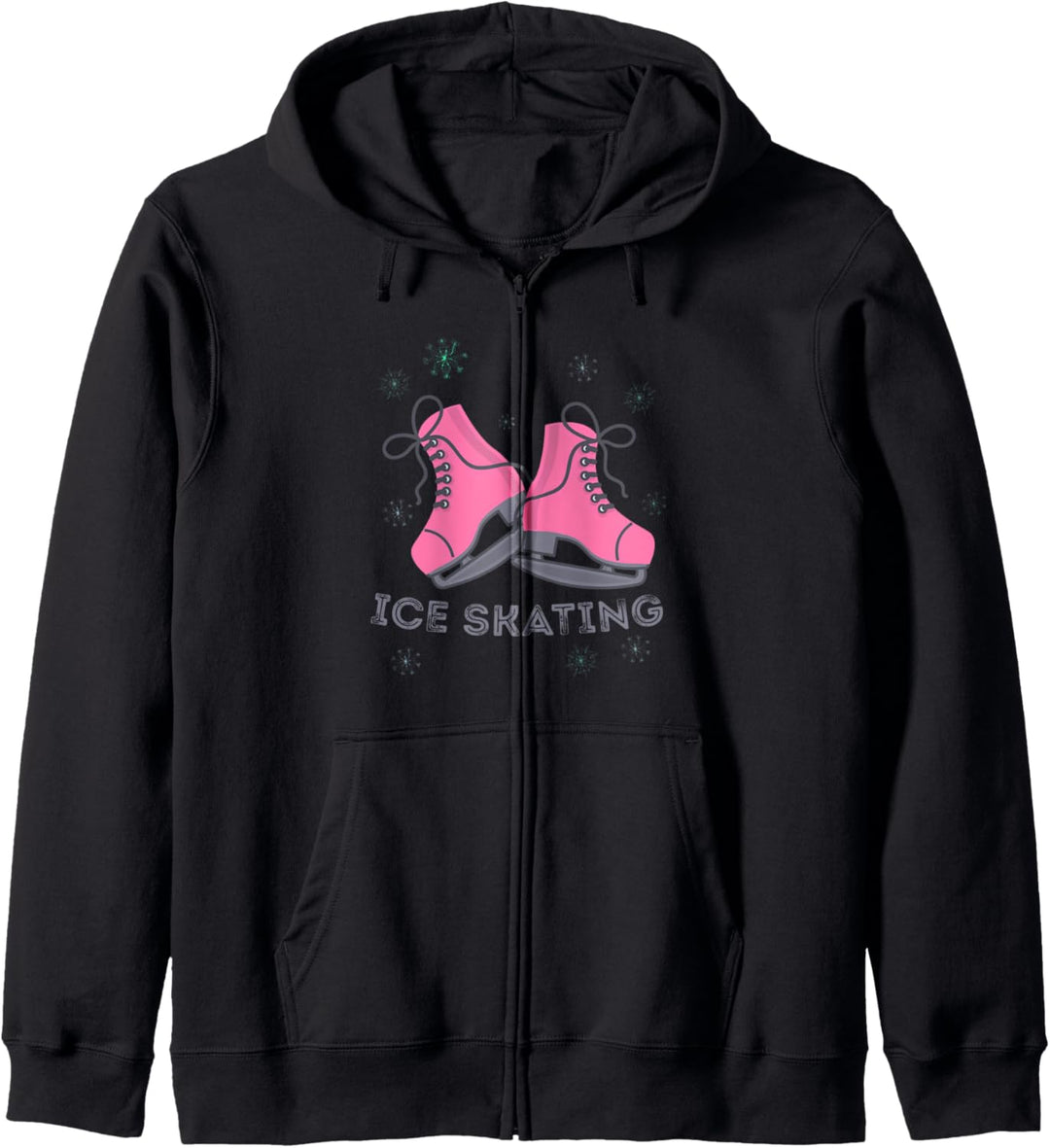 Eislaufschuhe Cooles Grafik Geschenk Fun T Shirt Kapuzenjacke