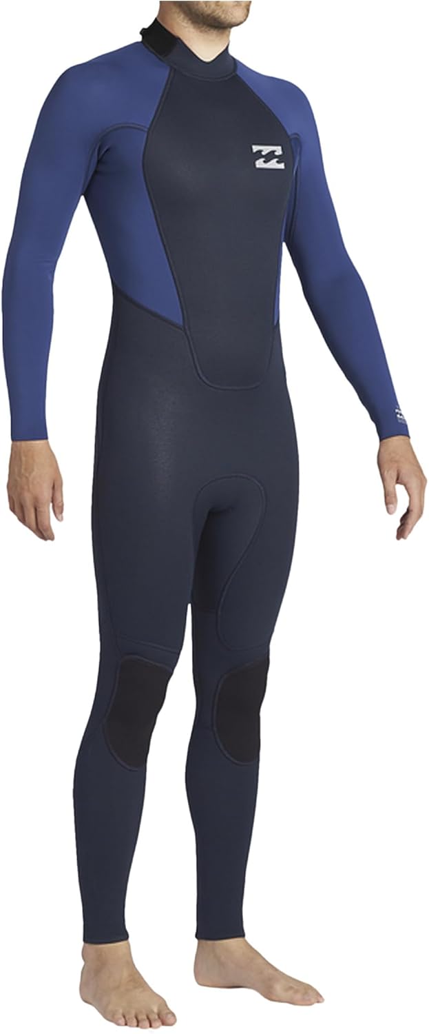 Billabong 4/3mm Intruder - Back-Zip-Neoprenanzug für Männer ABYW100203 Schwarz M Corto, Schwarz M Co