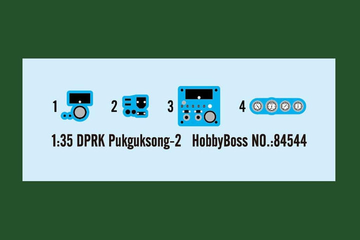 Hobby Boss 084544 1/35 Pukguksong 2 Plastikmodellbausatz, Mehrfarbig