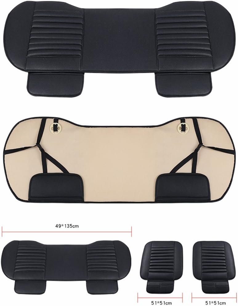 HONCENMAX Auto Sitzbezug Kissen Pad Mat - Atmungsaktiv Auto Seat Protector - Auto Interior Autozubeh