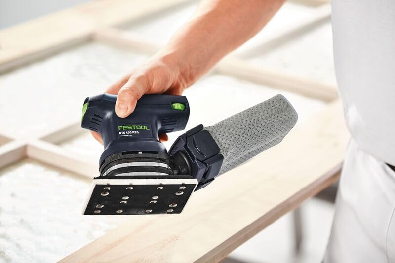 Festool RUTSCHER RTS 400 REQ-Plus (mit Schleifschuh, Protector, Longlife-Staubfangbeutel), im Systai