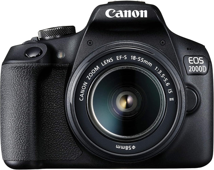 Canon EOS 2000D Spiegelreflexkamera (24,1 MP, DIGIC 4+, 7,5 cm (3,0 Zoll) LCD, Full-HD, WIFI, APS-C