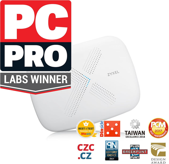 Zyxel Mesh Router WSQ50 Multy X AC3000 Tri-Band WLAN-System Erweiterung AC3000 (1-Pack), AC3000 (1-P