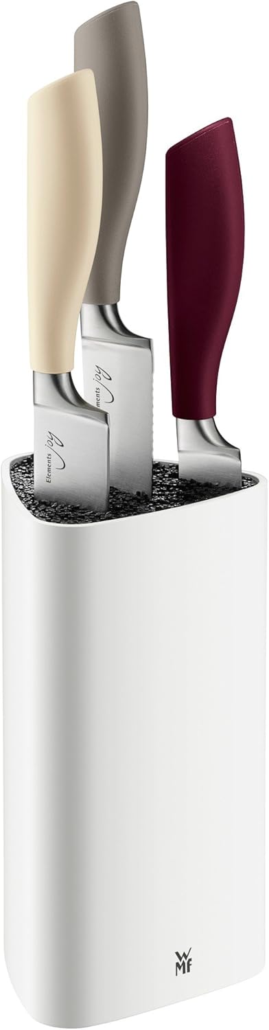 WMF ElementsJoy Messerblock mit Messerset 4-teilig & Profi Plus Küchenhelfer Set 7-teilig, Ständer m