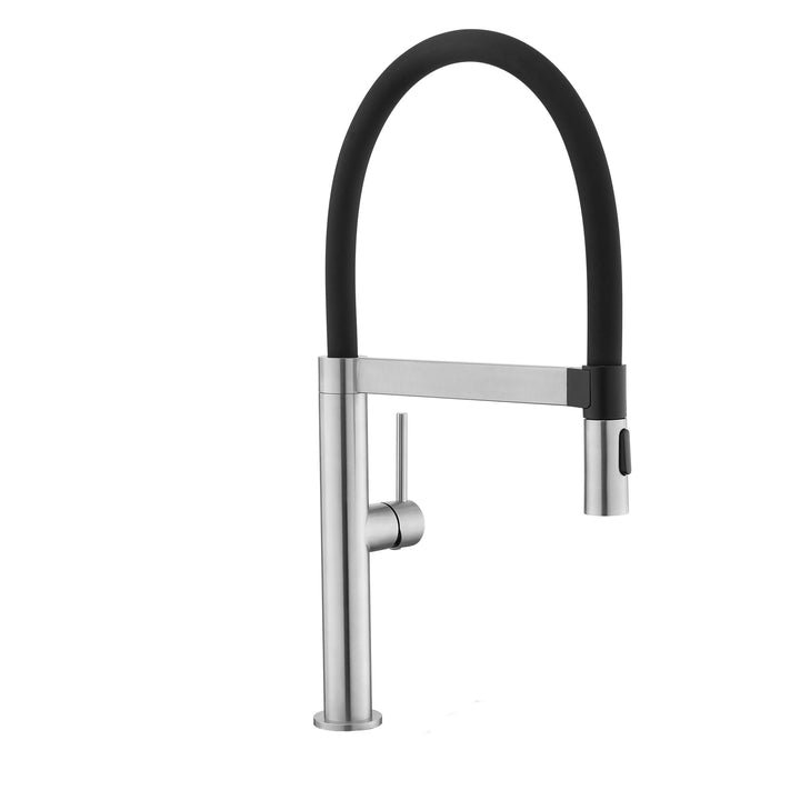 Tohlar Wasserhahn Küche, Hochdruck Küchenarmatur mit Herausziehbarer Brause, Einhebel Küchenarmatur