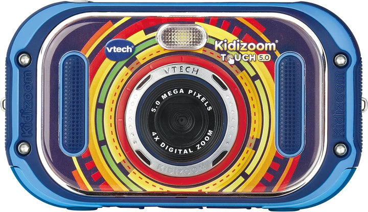VTech KidiZoom Touch 5.0 – Kinderkamera mit Touchscreen, Selfie- und Videofunktion, Effekten, Spiele