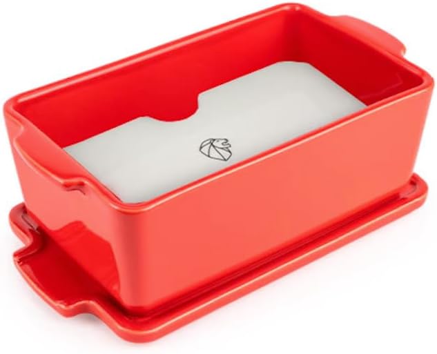PEUGEOT - Terrine aus Keramik mit Presse - 20 cm x 11 cm x 7,5 cm - Inhalt: 0,65 L - 10 Jahre Garant