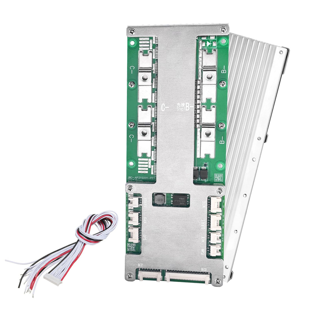 Smart BMS 8S-21S 100A mit Bluetooth, Ausgewogener Schutz und CAN 485 Kommunikationsschutzplatine, Ba