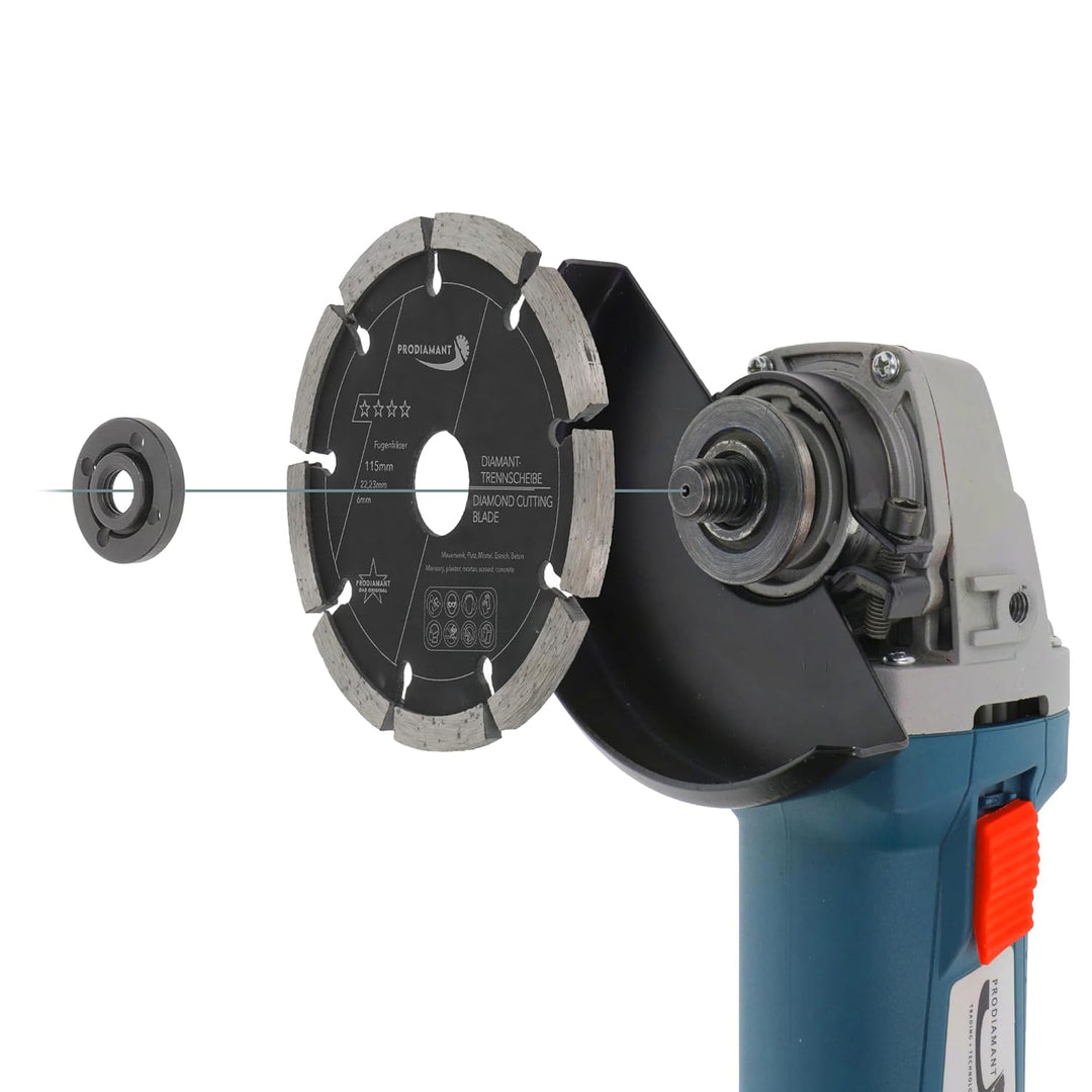 Fugenfräser ø 115 mm Breite 4,5mm für Mörtel Beton Mauerwerk und Putz 10mm Diamantsegment Profiquali