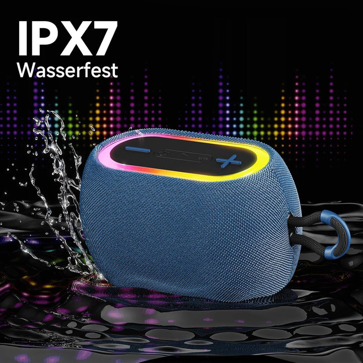 JYX Bluetooth Lautsprecher, 45W Tragbarer Party Lautsprecher mit Bluetooth 5.4, IPX7 Wasserdicht, TW