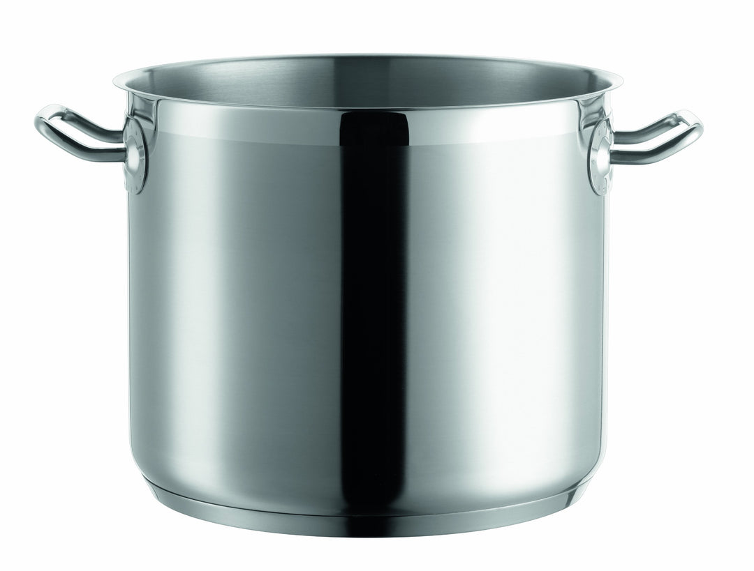 Mäser, Serie Professional, Gemüsetopf 24 cm, Topf aus hochwertigem Edelstahl 18/10, Induktion, Liter