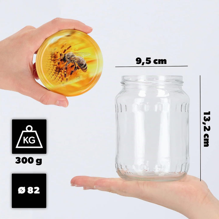 KADAX Einmachgläser, Marmeladengläser 720 ml, Einmachgläser mit Schraubdeckel, Gläser mit Schraubver