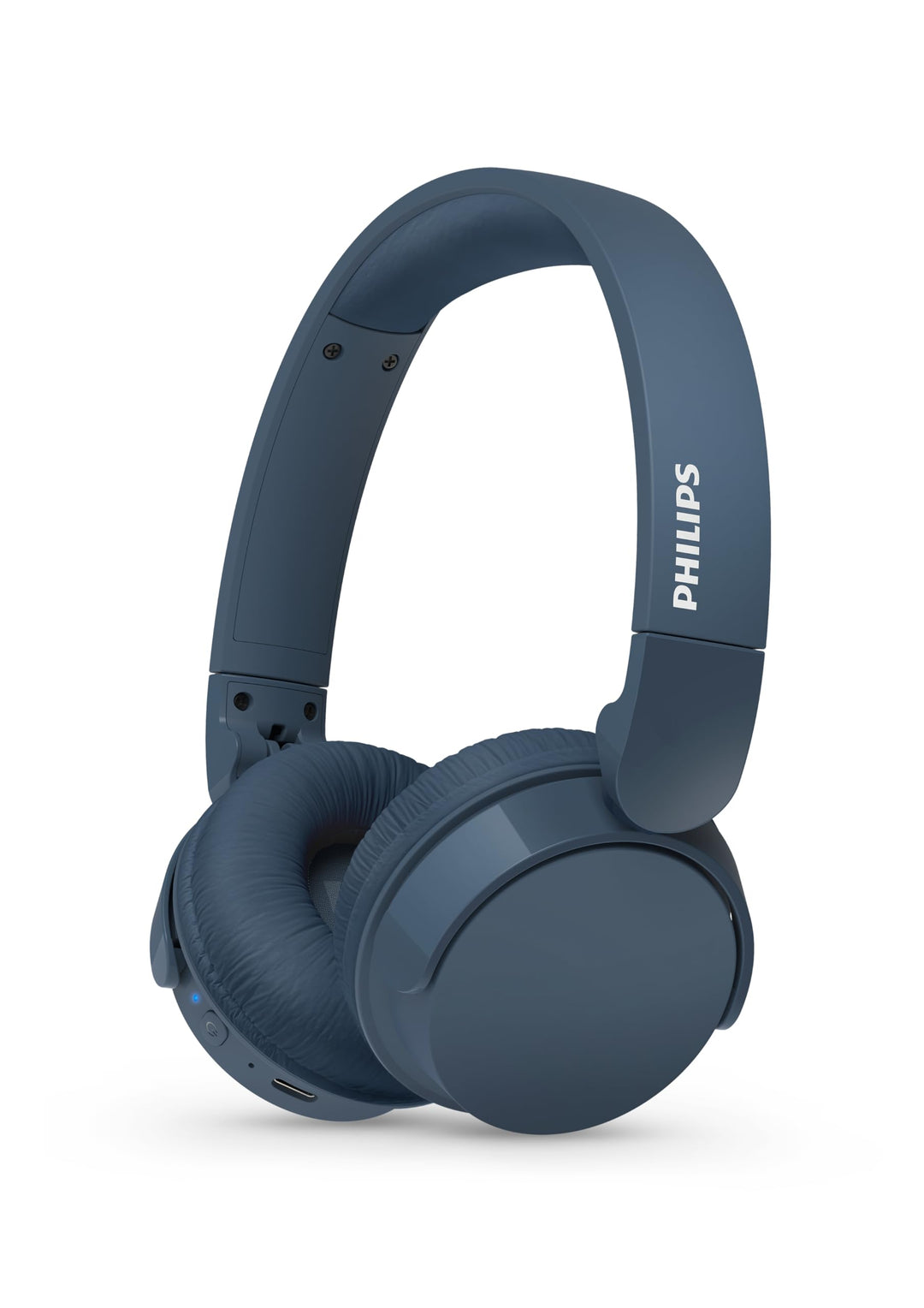 PHILIPS TAH4209BL Leichter ohraufliegender kabelloser Bluetooth-Kopfhörer mit passiver Geräuschisoli