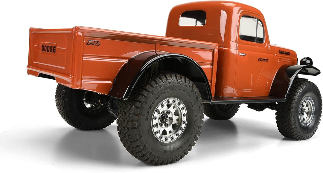 1/10 1946 Dodge Power Wagon Clear Body 12.3" (313mm) WB Crawlers
