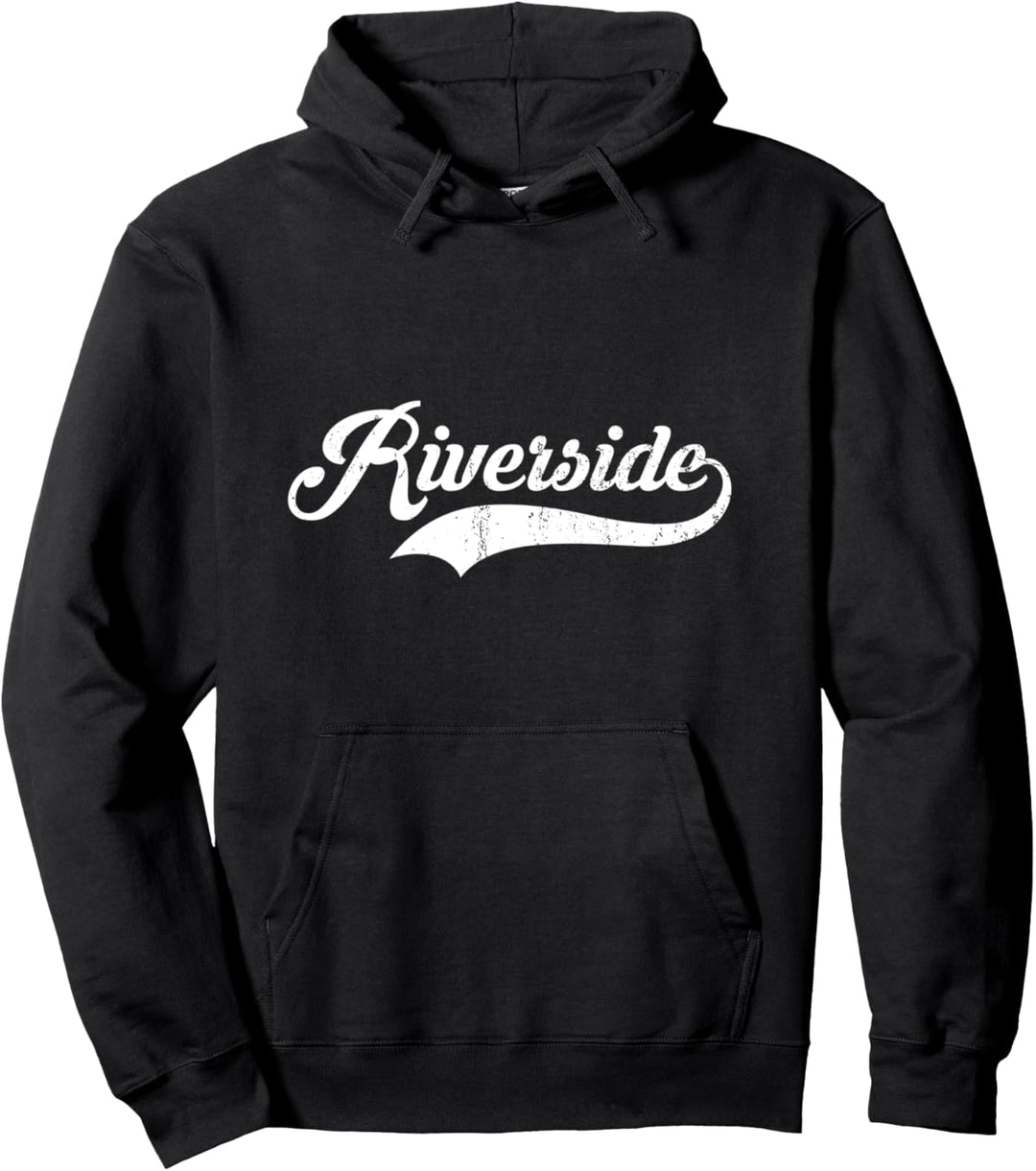 Riverside Stadt California Staat Vintage Retro Style design Pullover Hoodie