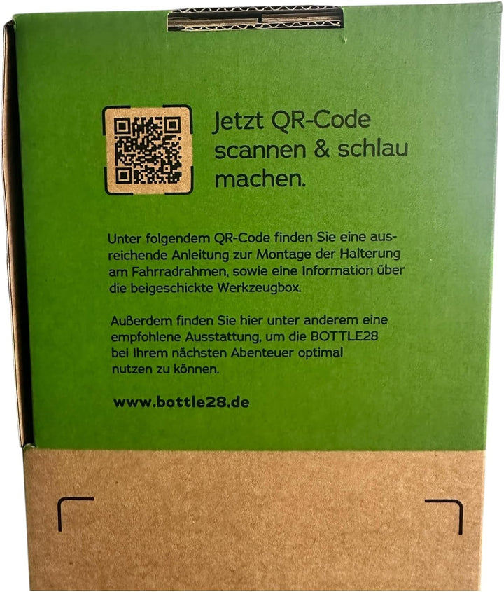 0,7L Fahrradflasche mit integrierter Werkzeugbox Magenta Made in DE Magenta 700 ml, Magenta 700 ml