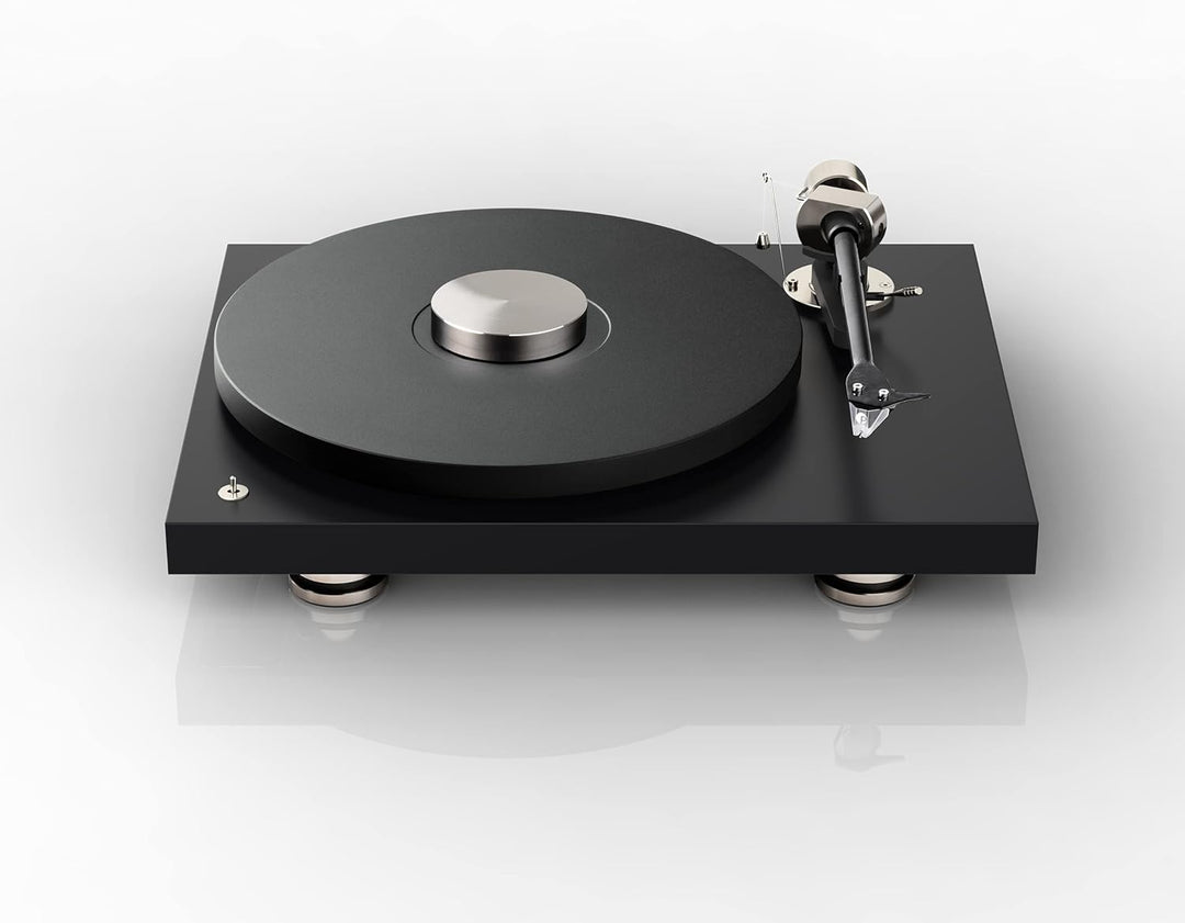 Pro-Ject Record Puck PRO, Modernes Schallplattengewicht mit Nickel-Finish, Klangverbesserung für all