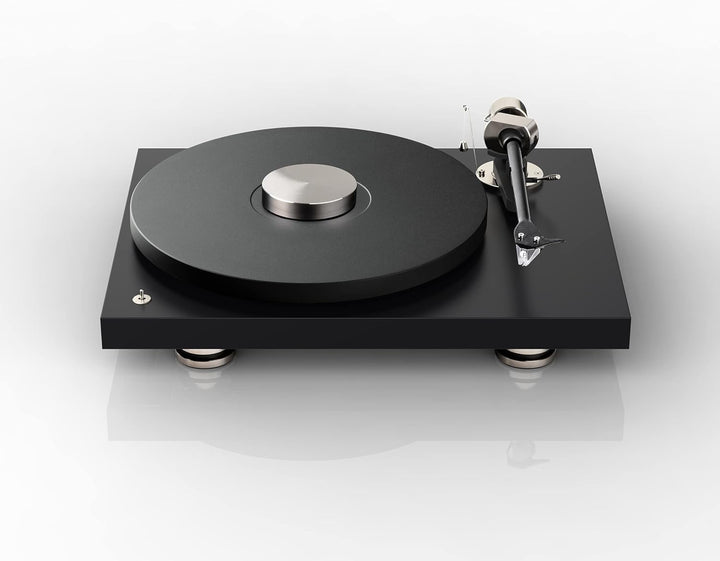 Pro-Ject Record Puck PRO, Modernes Schallplattengewicht mit Nickel-Finish, Klangverbesserung für all