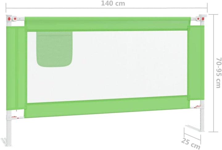 homiuse Kleinkind-Bettschutzgitter 140x25 cm Stoff Rausfallschutz Bett Bettumrandung Babybett Bettgi