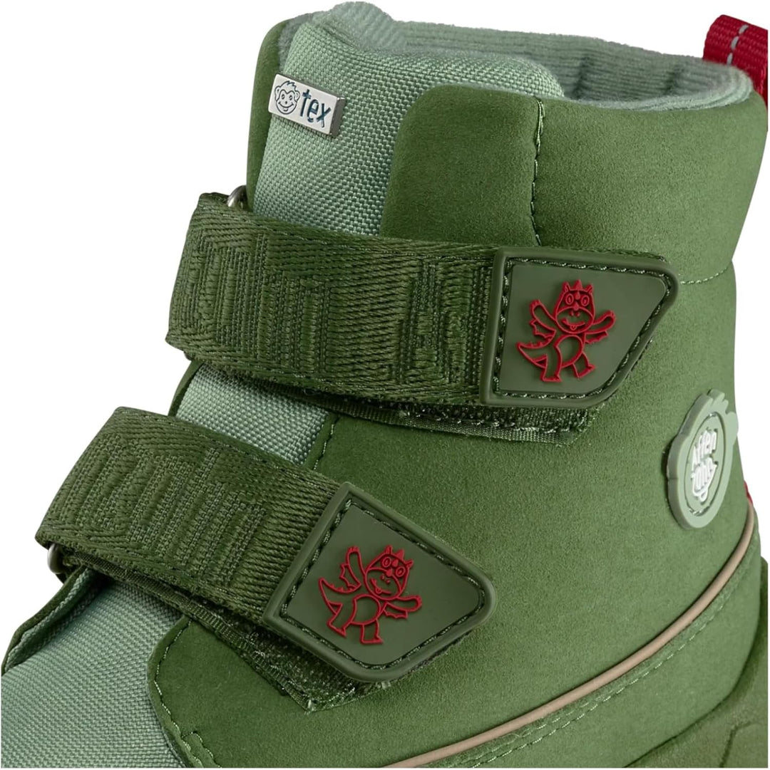 Affenzahn Winterstiefel Vegan Comfy warm gefüttert, wasserdicht mit Kletterverschlüssen, Grösse 21-3