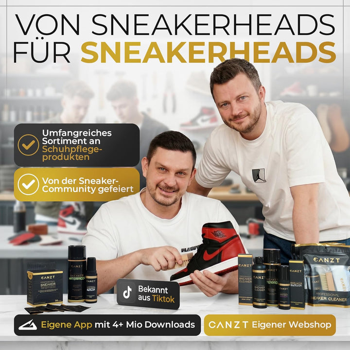Sneaker Reiniger Set – Schuhreiniger & Sneaker Cleaner für Wildleder, Nubuk, Suede & Stoff – Schuhpu
