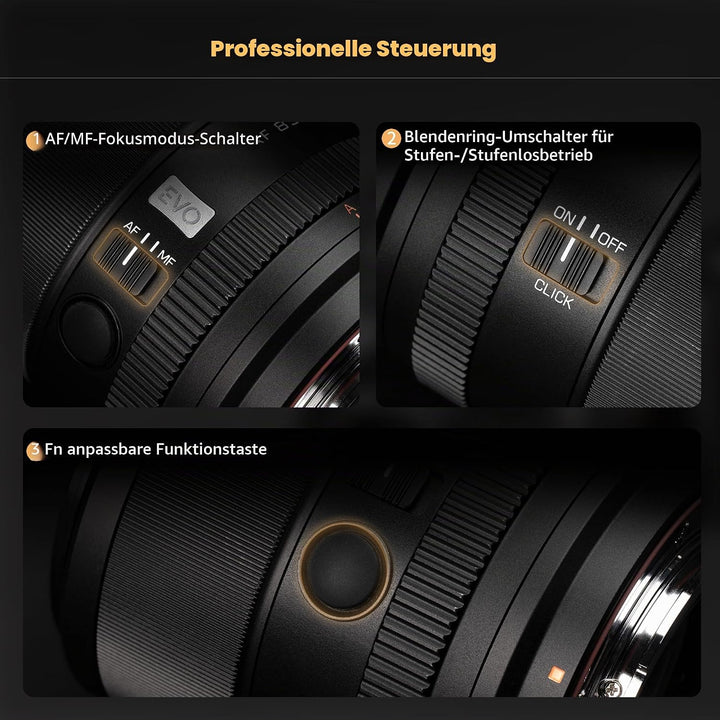 VILTROX AF 85 mm F2.0 EVO Kameraobjektiv, Vollbild, Autofokus, leichtes Porträt (für Nikon Z), F&amp;