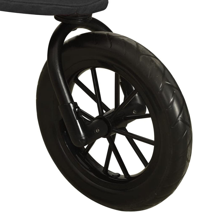 vidaXL Kinderwagen mit Verdeck Korb Einhand-Klappsystem Kinder Baby Buggy Kinderbuggy Kindersportwag