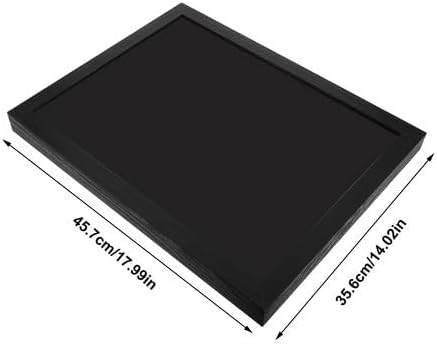 Trikot Bilderrahmen Fussball 45x35 cm, Schwarz Objektrahmen Holz T-Shirt-Präsentationsrahmen, Trikot