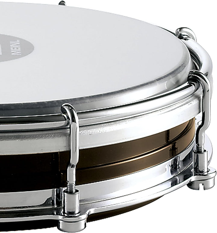 Meinl Percussion TBR06ABS-BK Floatune Tamborim (ABS-Plastik), 15,24 cm (6 Zoll) Durchmesser, schwarz