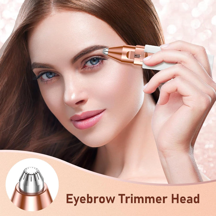 Augenbrauenrasierer elektrisch Gesichtsrasierer frauen elektrisch: Augenbrauen Trimmer damen Augenbr