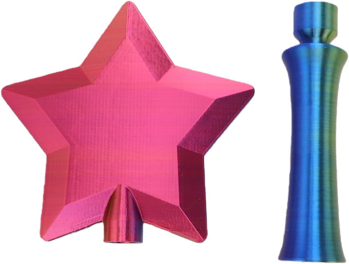 Keenso 3D-Gedruckter Kreditkartenstab PLA Fairy Pay Wand 28 X 15 cm, Ausziehbar auf 36 cm Stern Kont