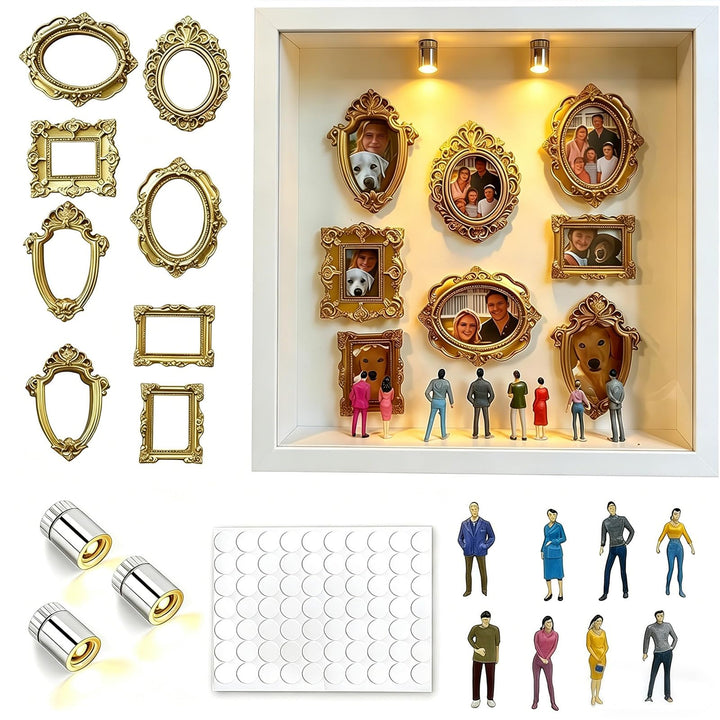 Bilderrahmen Museum Mini Kleine Bilderrahmen Vintage Mini Museum DIY, Personalisierte DIY Silhouette