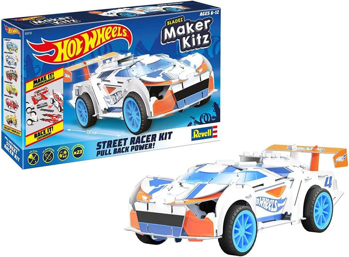 Revell 50310 Mach Speeder, Spielzeugauto 1:32 mit Sprungschanze Hot Wheels Maker Kitz-zusammenbauen