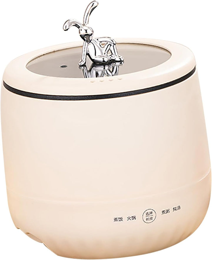 Reiskocher, Mini 1,8l Non -Stick Smart Electric Easy Clean Serviert 2 Personen Reiskocher für 1 Pers